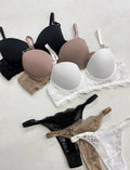 Conjunto de encaje armado regulable